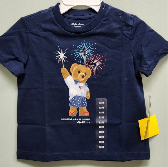 Polo Ralph Lauren Other - 🆕️ Polo Ralph Lauren Polo Bear * Fireworks Tee